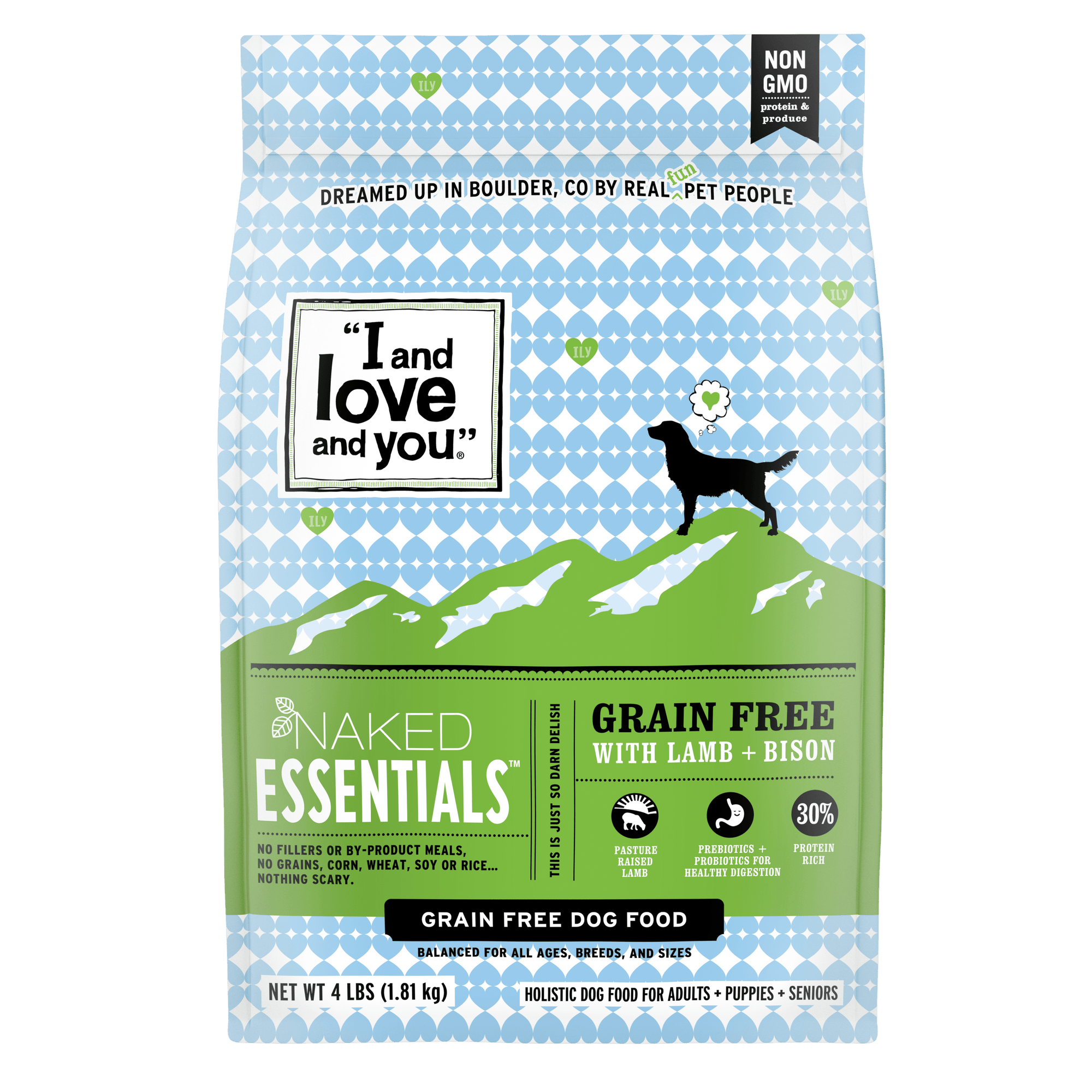 Lamb Bison Dog Food Naked Essentials I and love and you