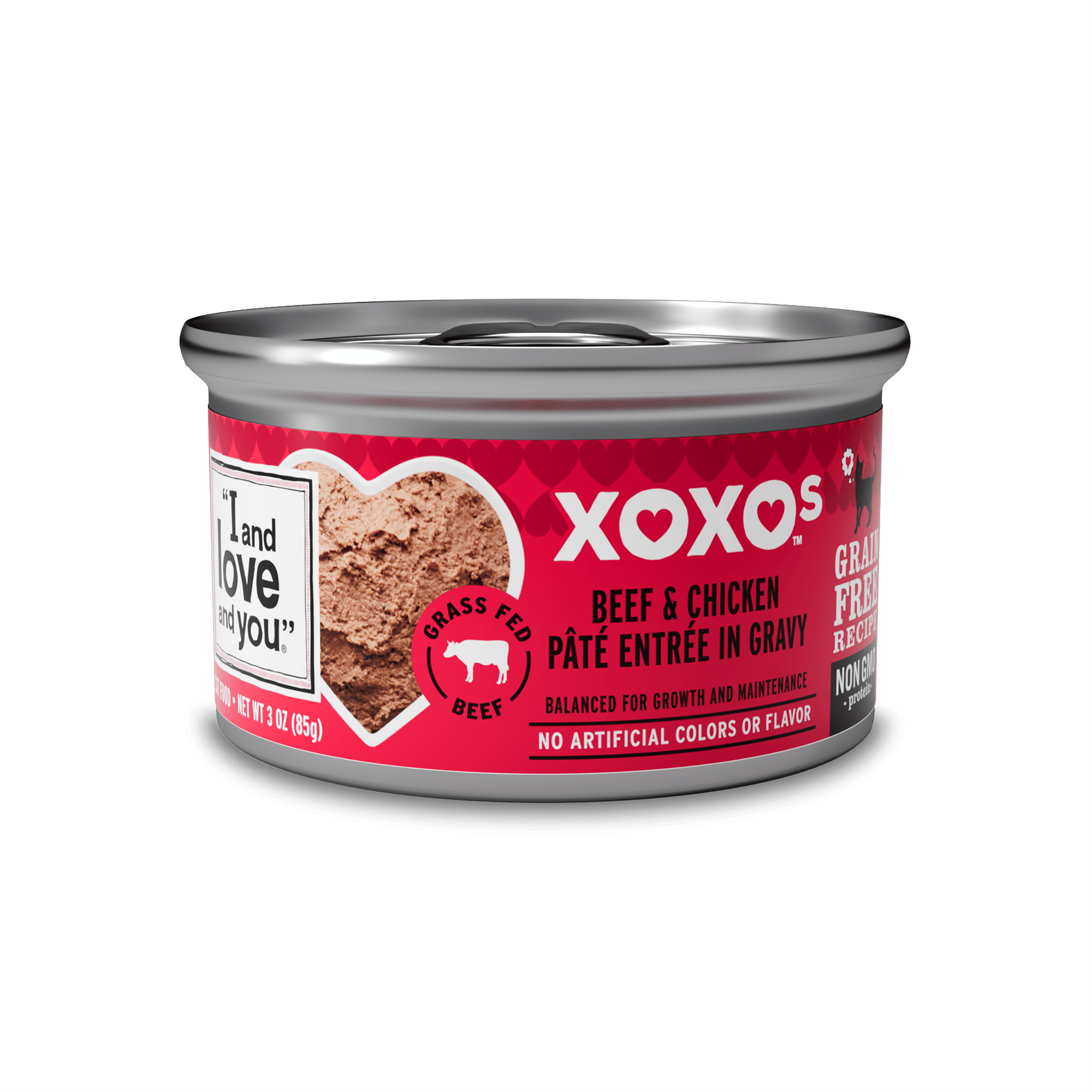 XOXO Beef & Chicken Pate Cat Food | I and love and you