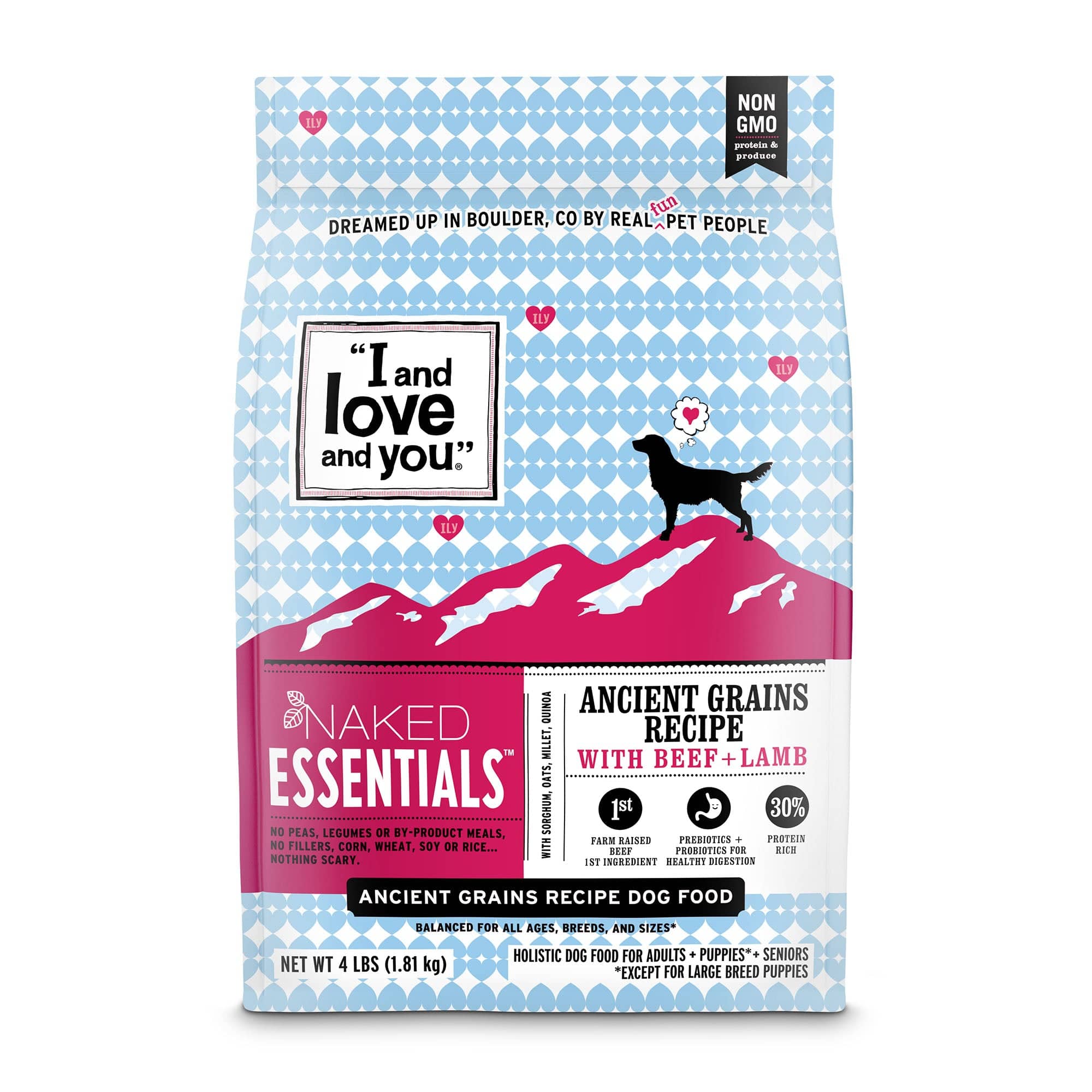 Naked essentials clearance dog food