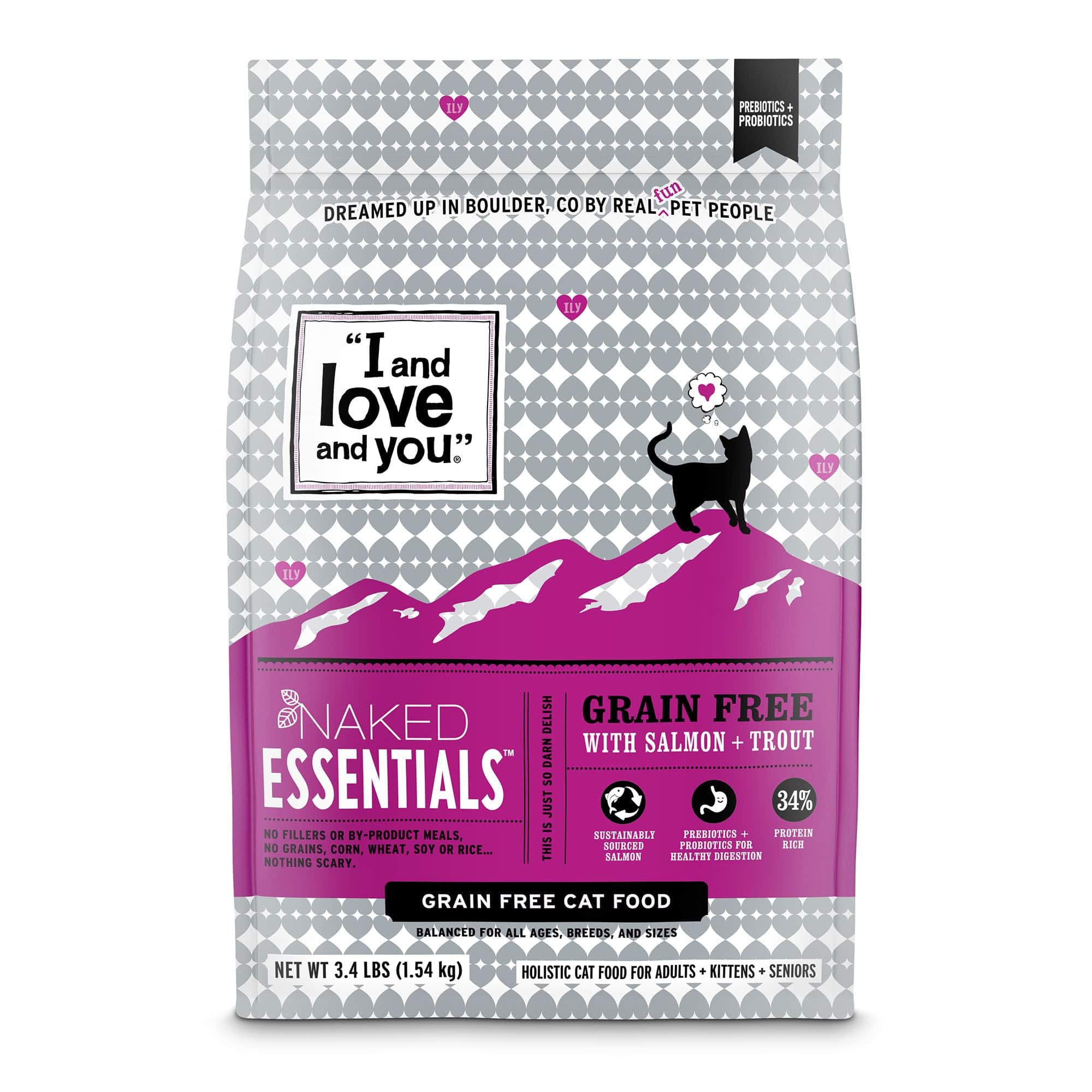 Salmon Trout Dry Kibble Cat Food