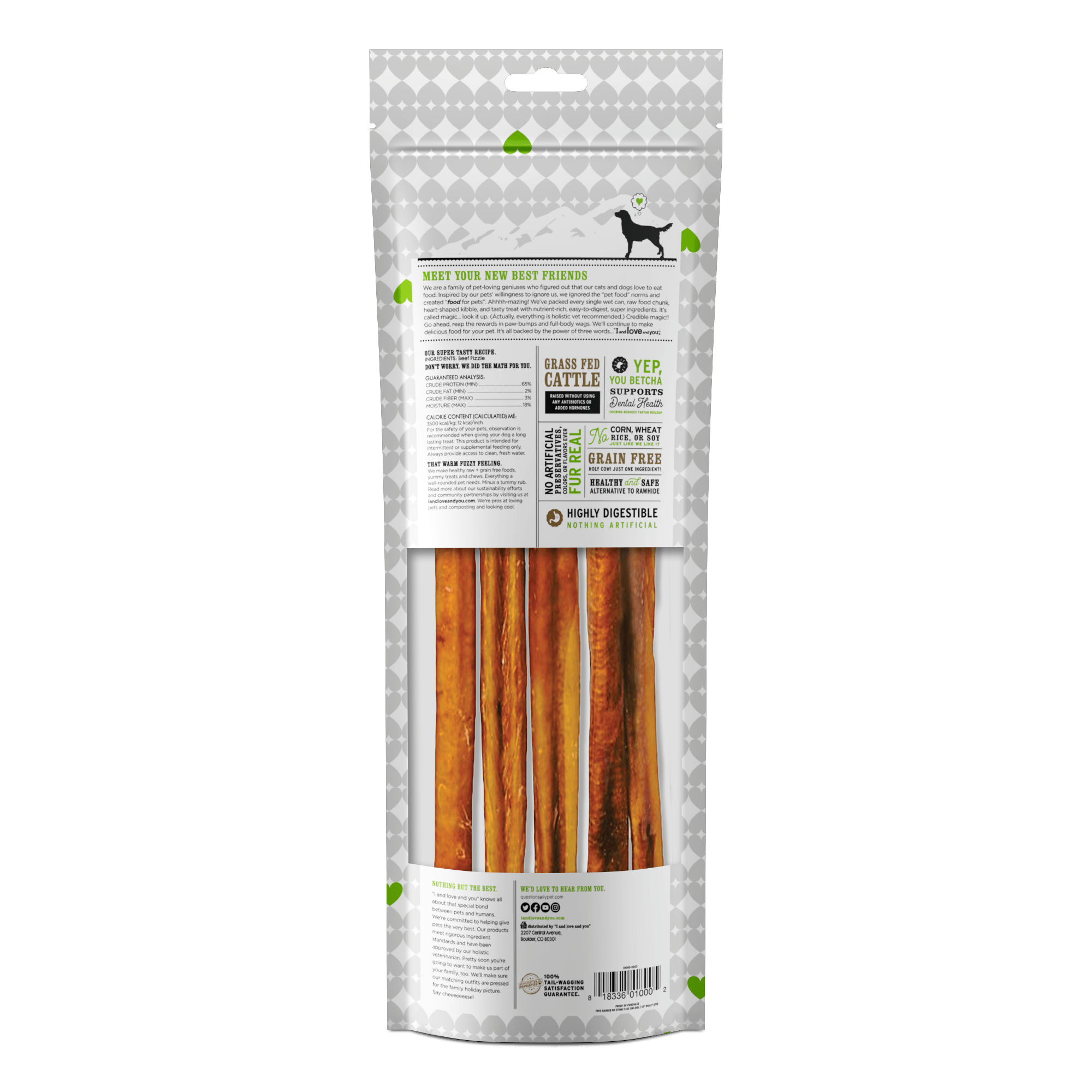 No Stink! Free Ranger Bully Stix 12"
