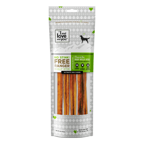 I and Love and You No Stink Free Ranger Bully Stix Treat