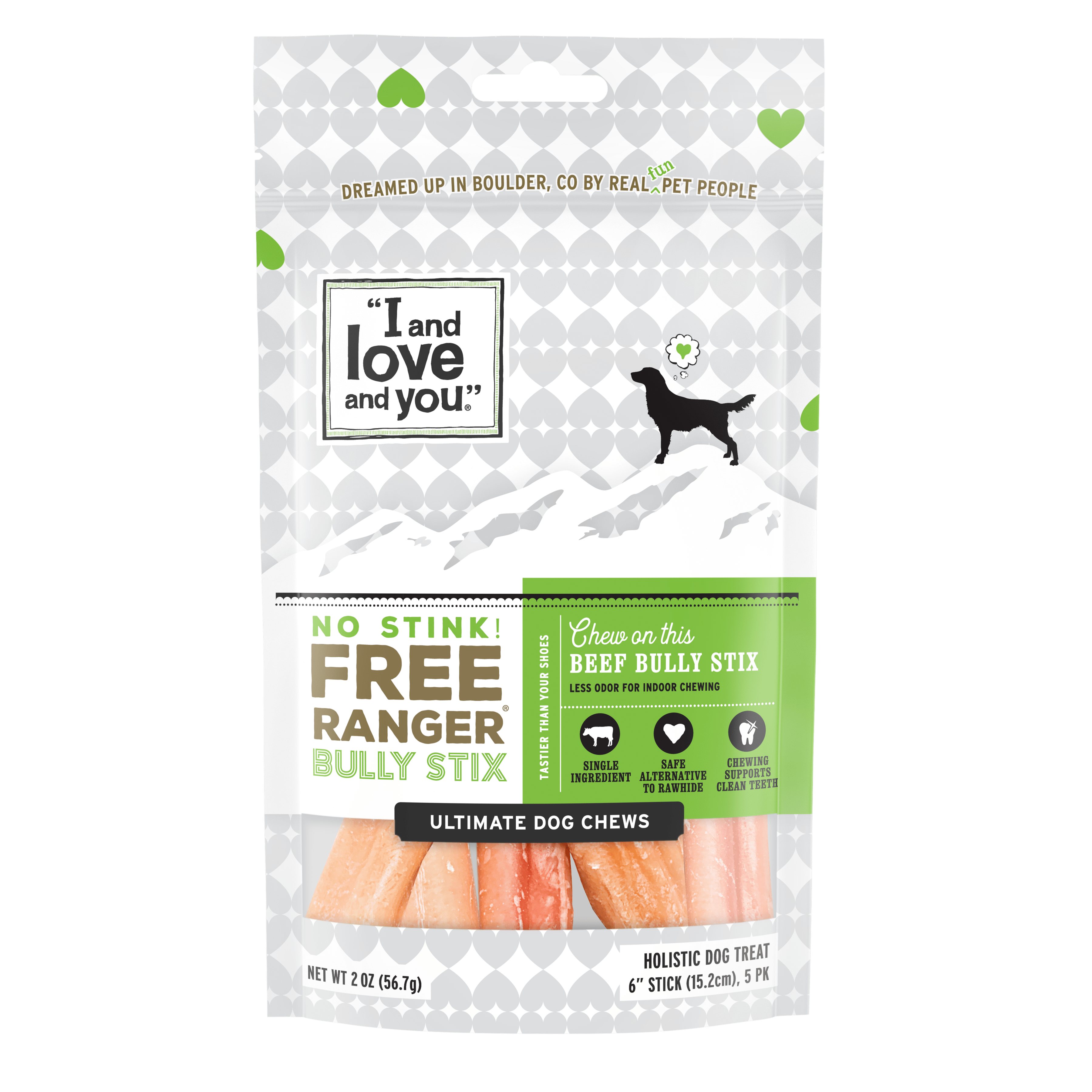 I and Love and You No Stink Bully Stix Treat
