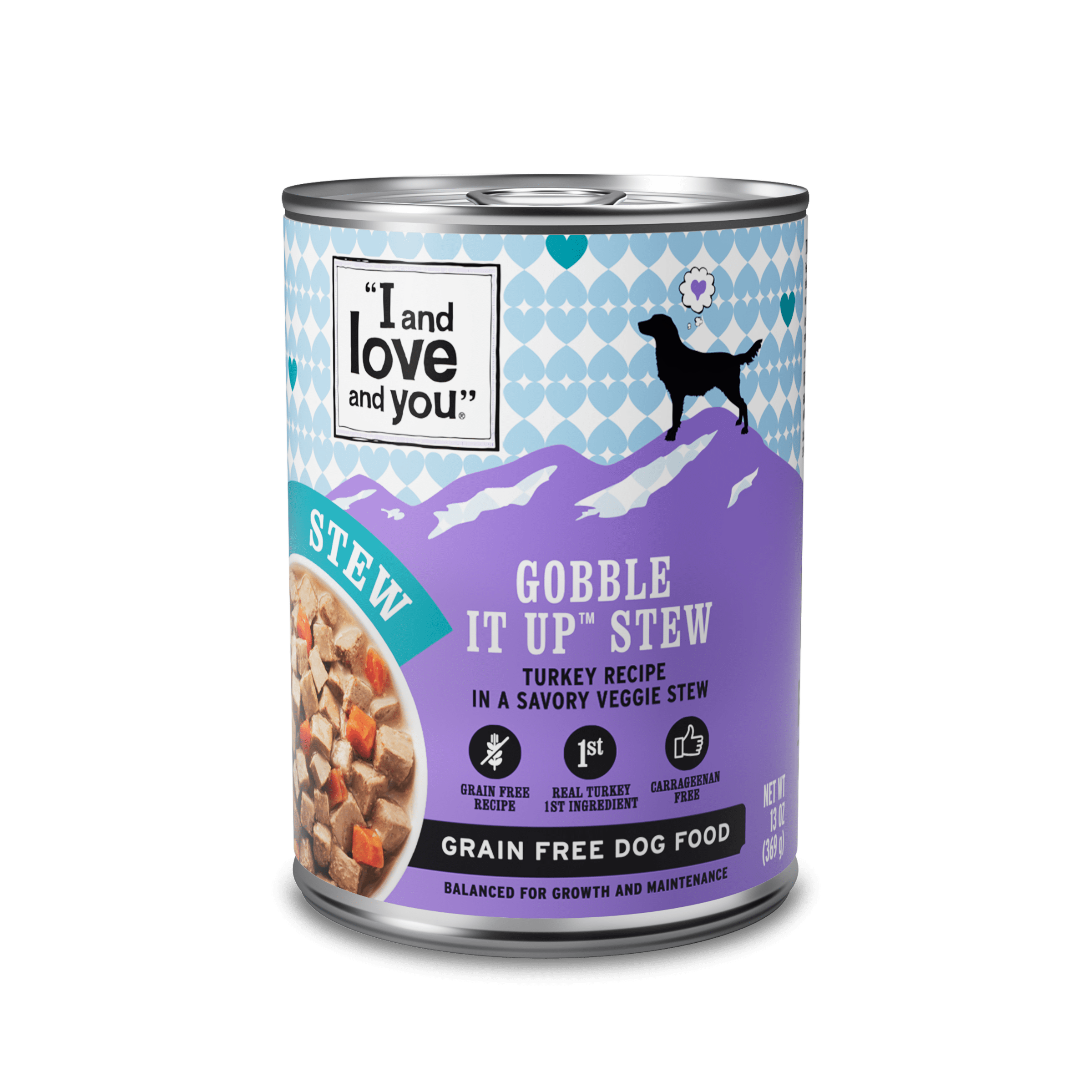 I and Love and You Gobble It Up Stew Wet Dog Food