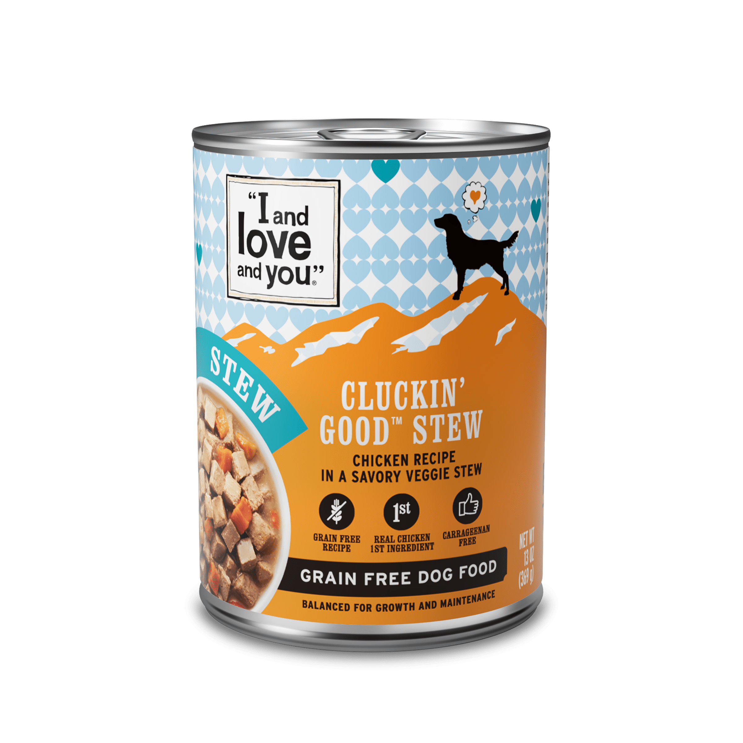 I and Love and You Cluckin' Good Stew Wet Dog Food