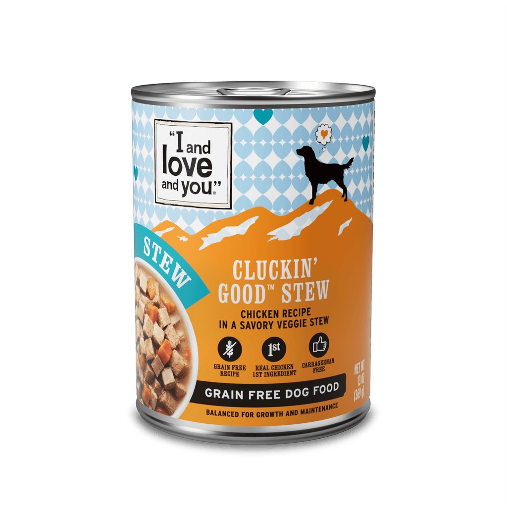 Cluckin Good Stew Canned Dog Food I and love and you