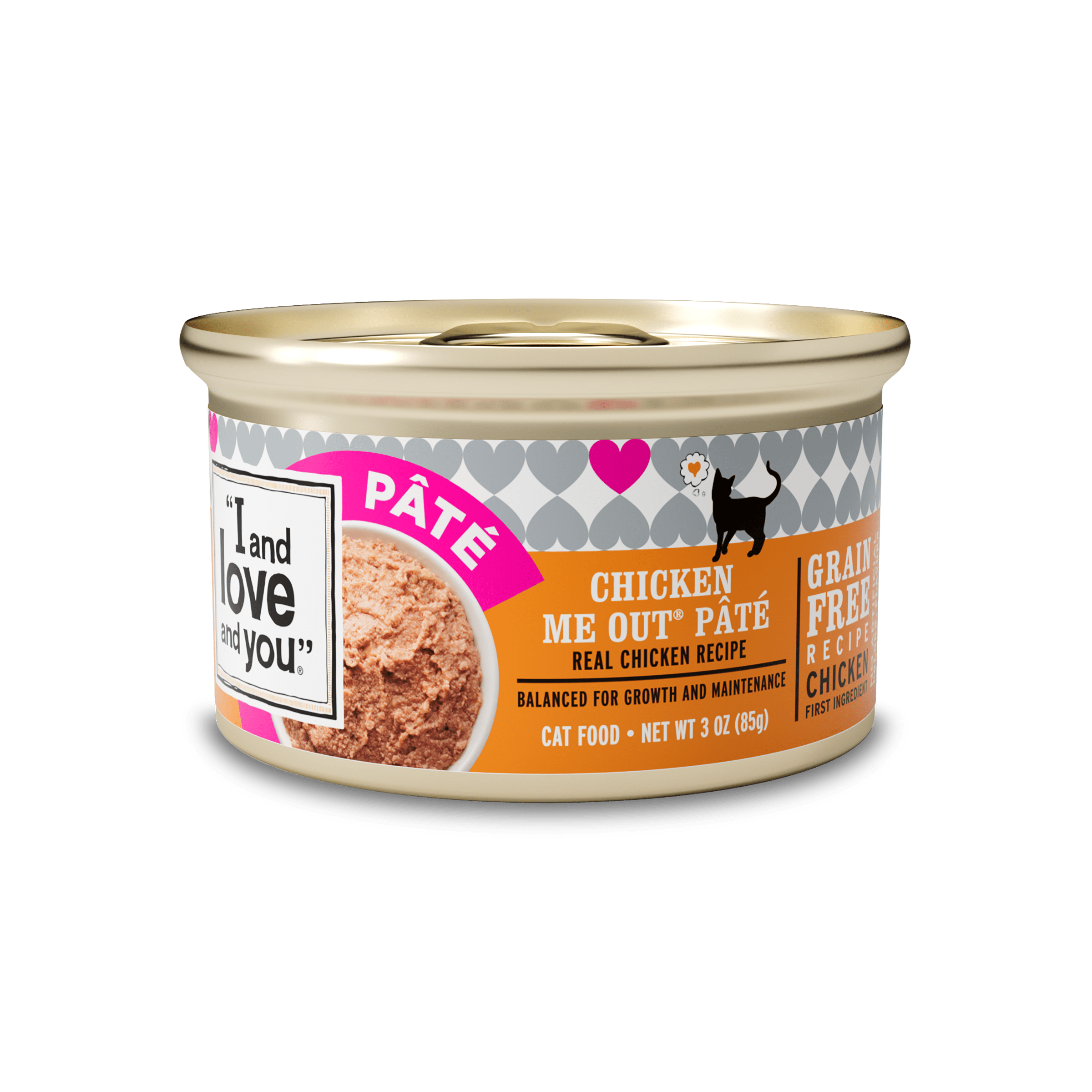 I and Love and You Original Recipe Chicken Me Out Pate Wet Cat Food