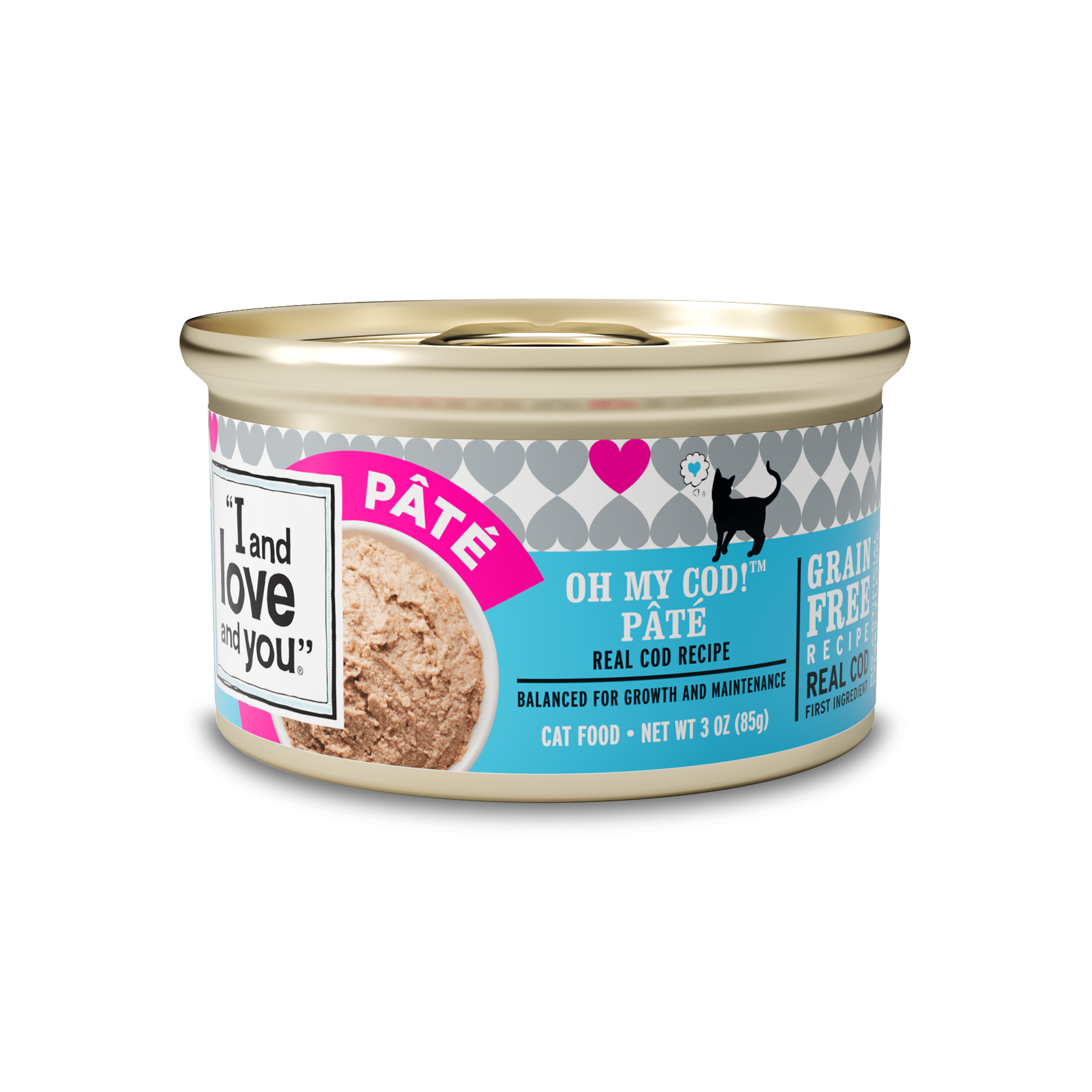 I and Love and You Original Recipe Oh My Cod! Pate Wet Cat Food