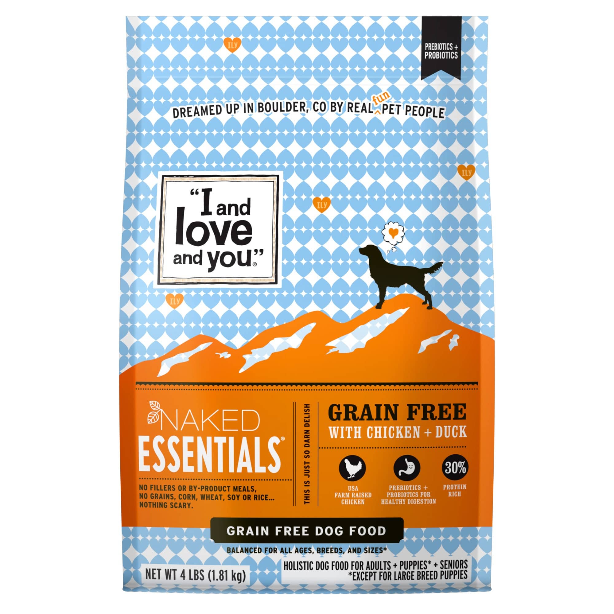 I and Love and You Naked Essentials Chicken & Duck Dry Dog Food