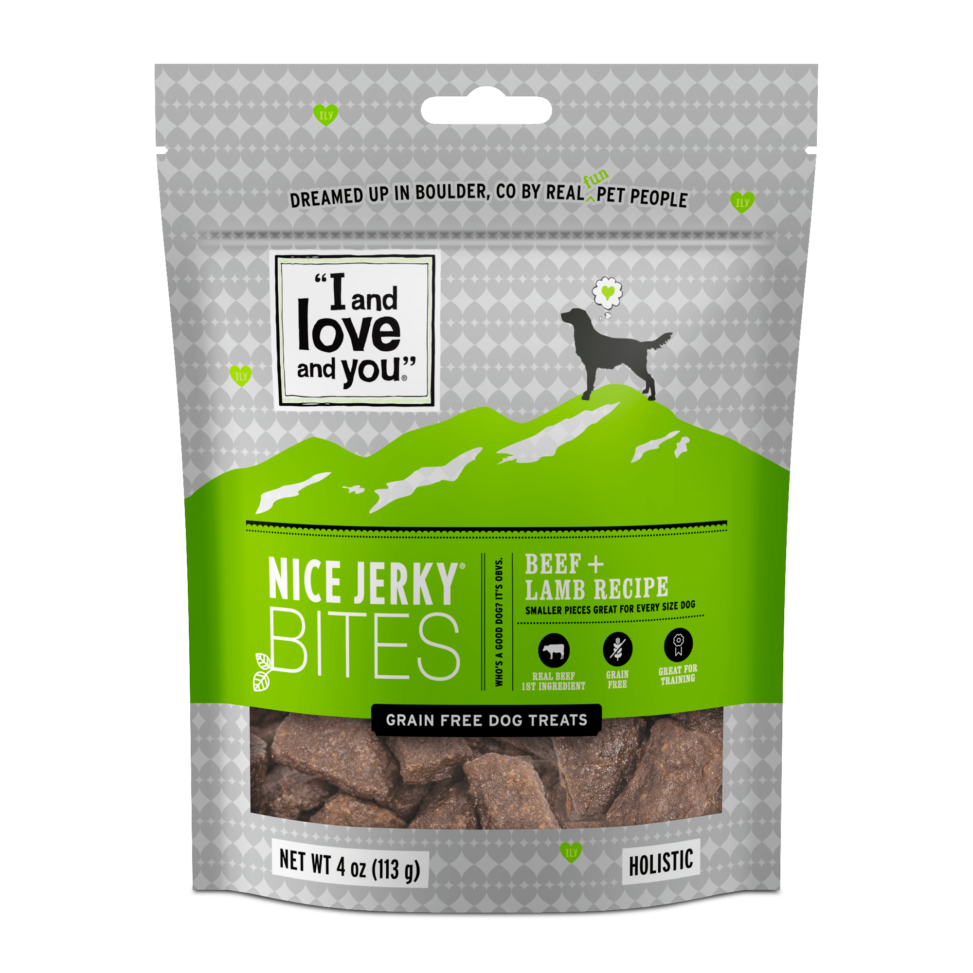 I And Love And You Nice Jerky Grain Free Beef & Lamb Dog Treats I And Love And You Nice Jerky Grain Free Beef & Lamb Dog Treats