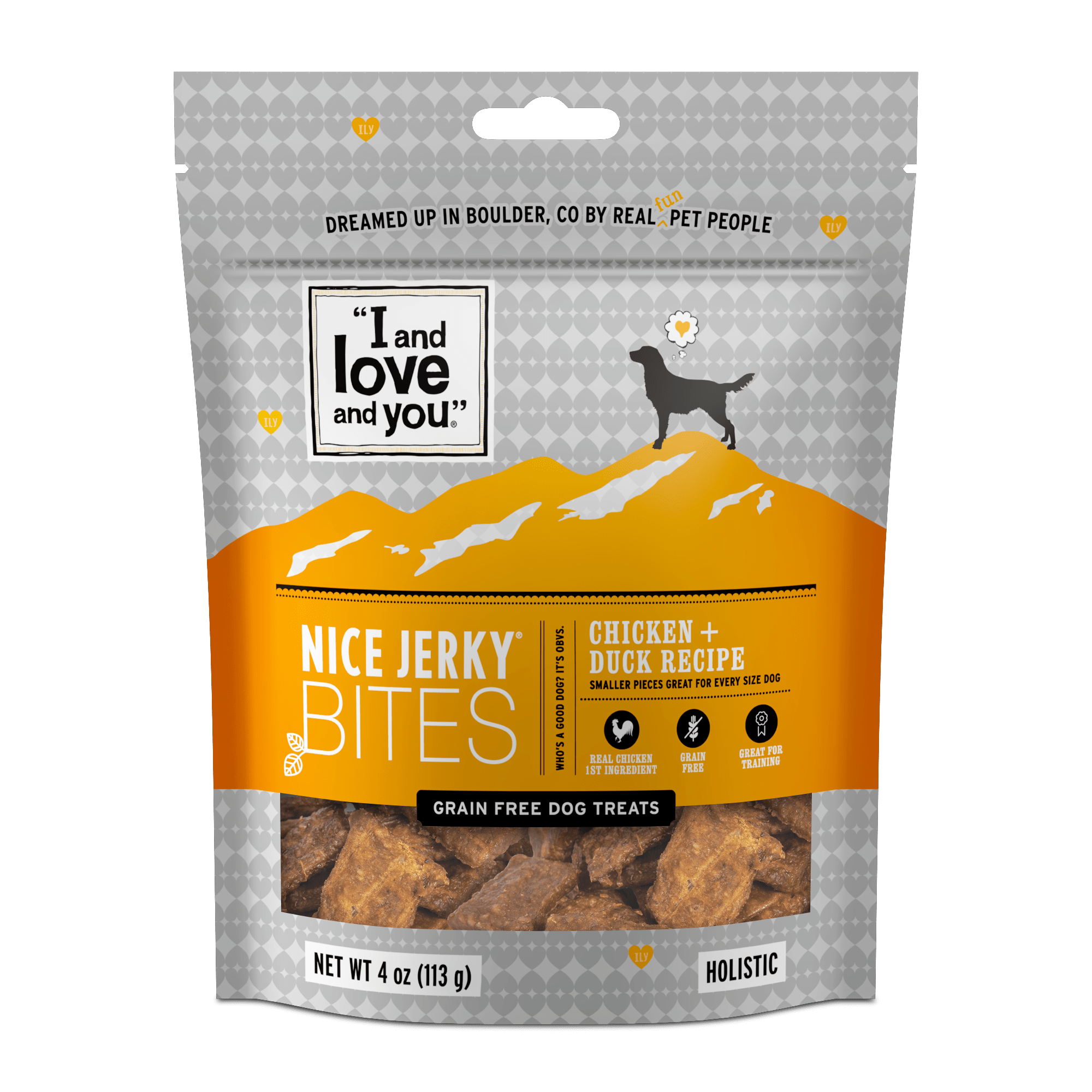 I and Love and You Nice Jerky Chicken & Duck Treats