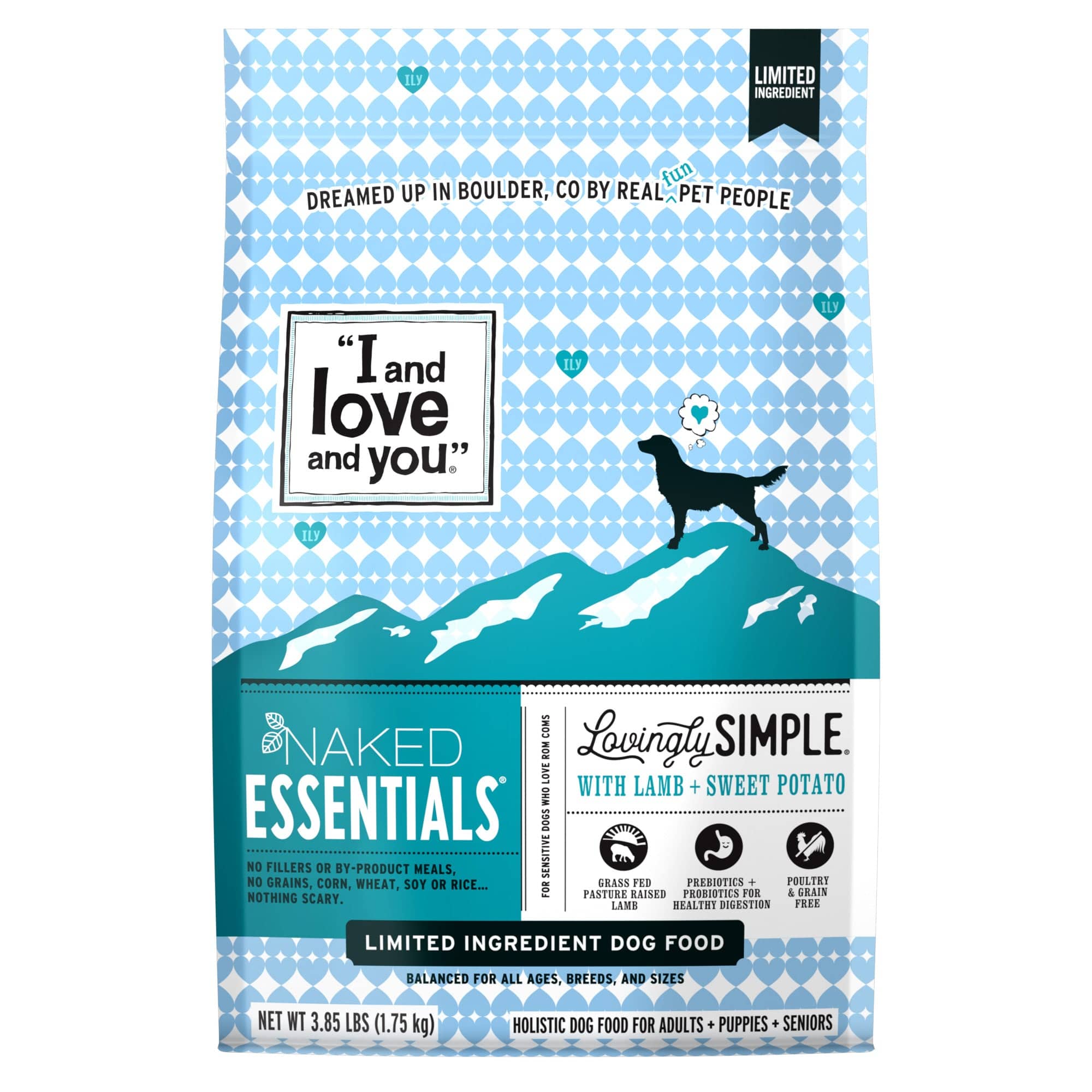 I and Love and You Lovingly Simple Lamb & Sweet Potato Dry Dog Food