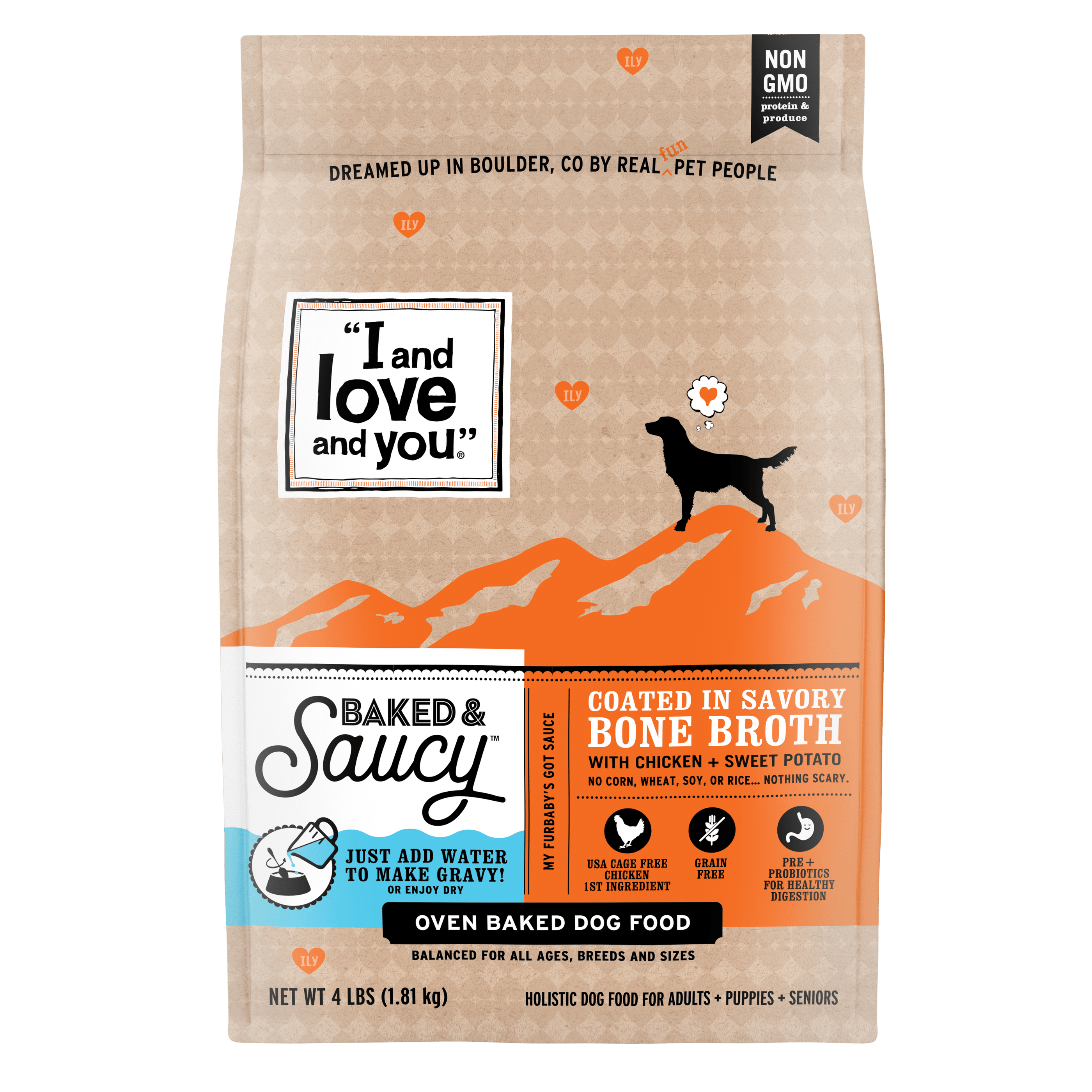 I and Love and You Baked & Saucy Chicken & Sweet Potato Dry Dog Food