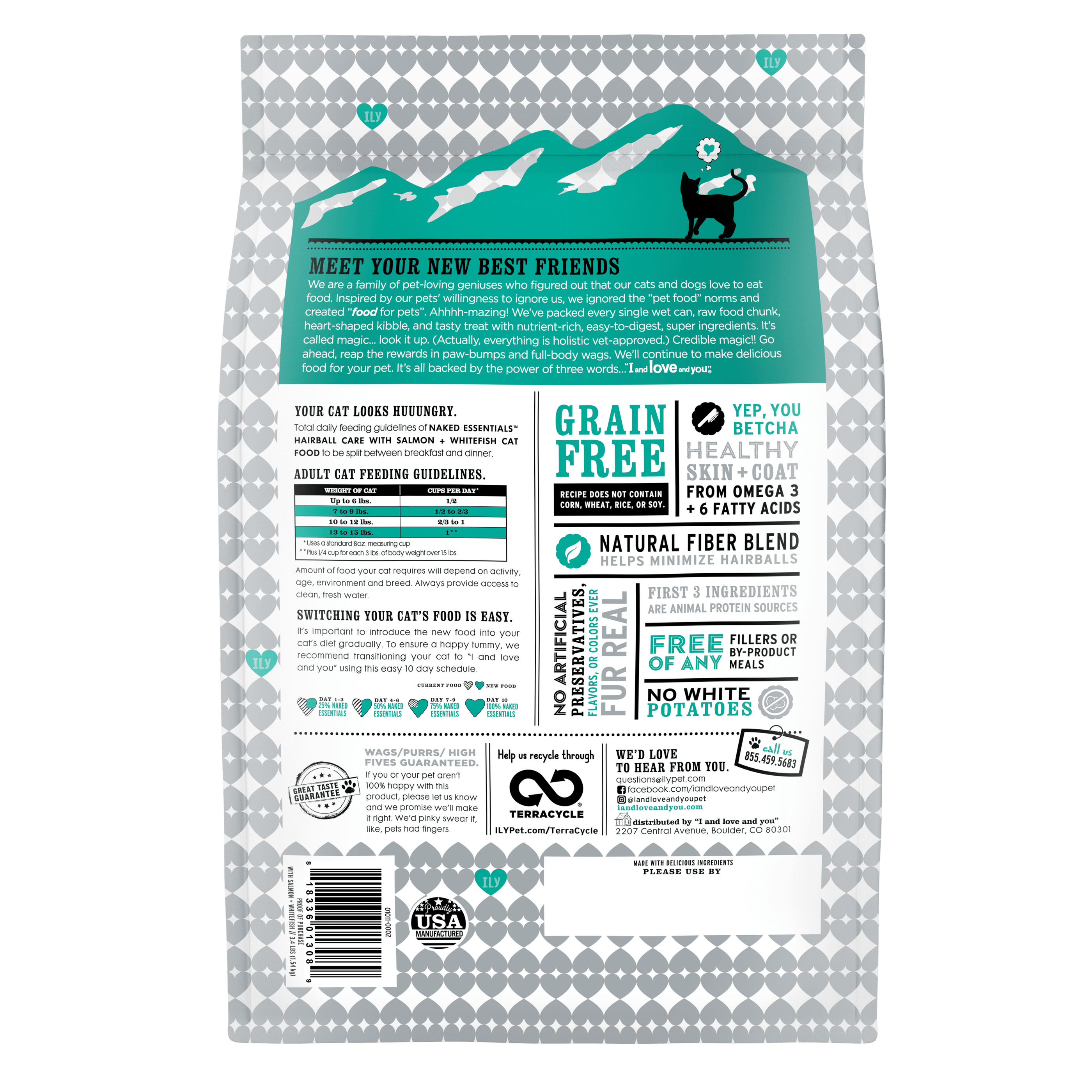 Naked Essentials® Hairball Care Salmon + Whitefish