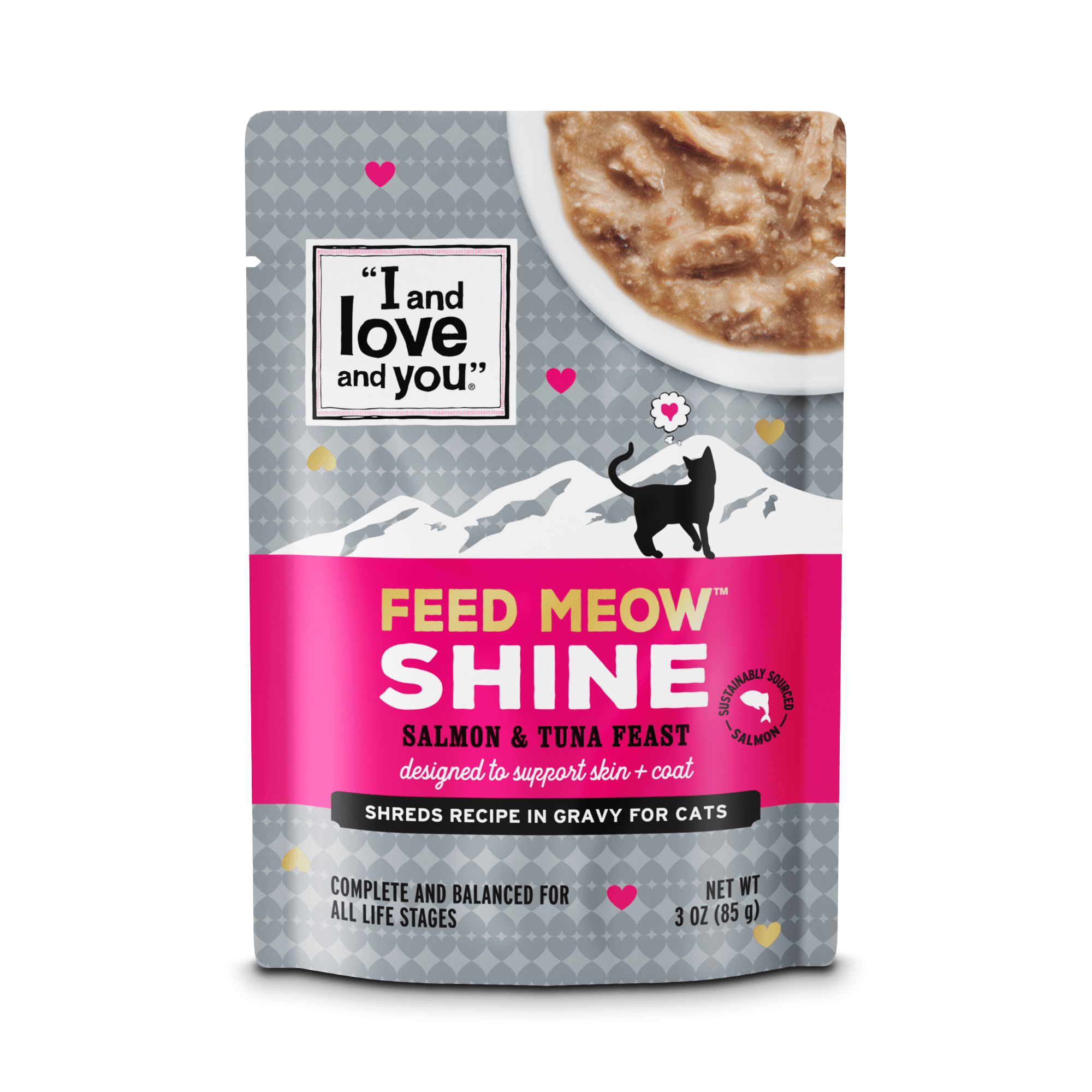 I and Love and You Feed Meow Shine Salmon & Tuna Feast Wet Cat Food