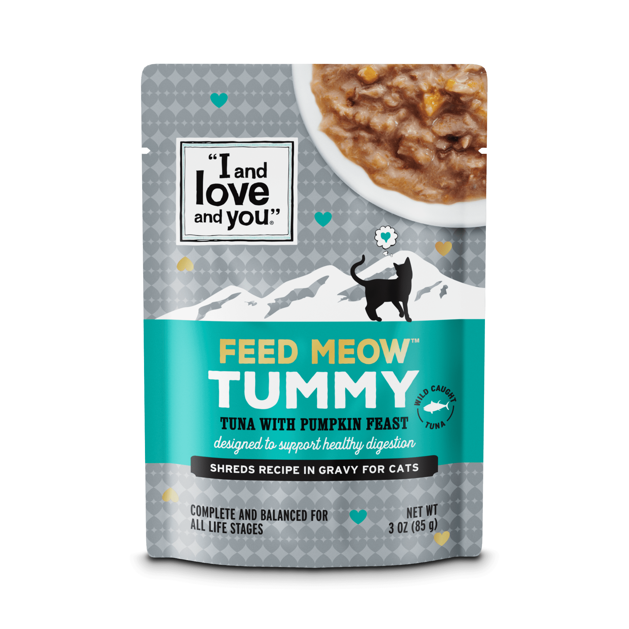 I and Love and You Feed Meow Tummy Tuna With Pumpkin Feast Wet Cat Food
