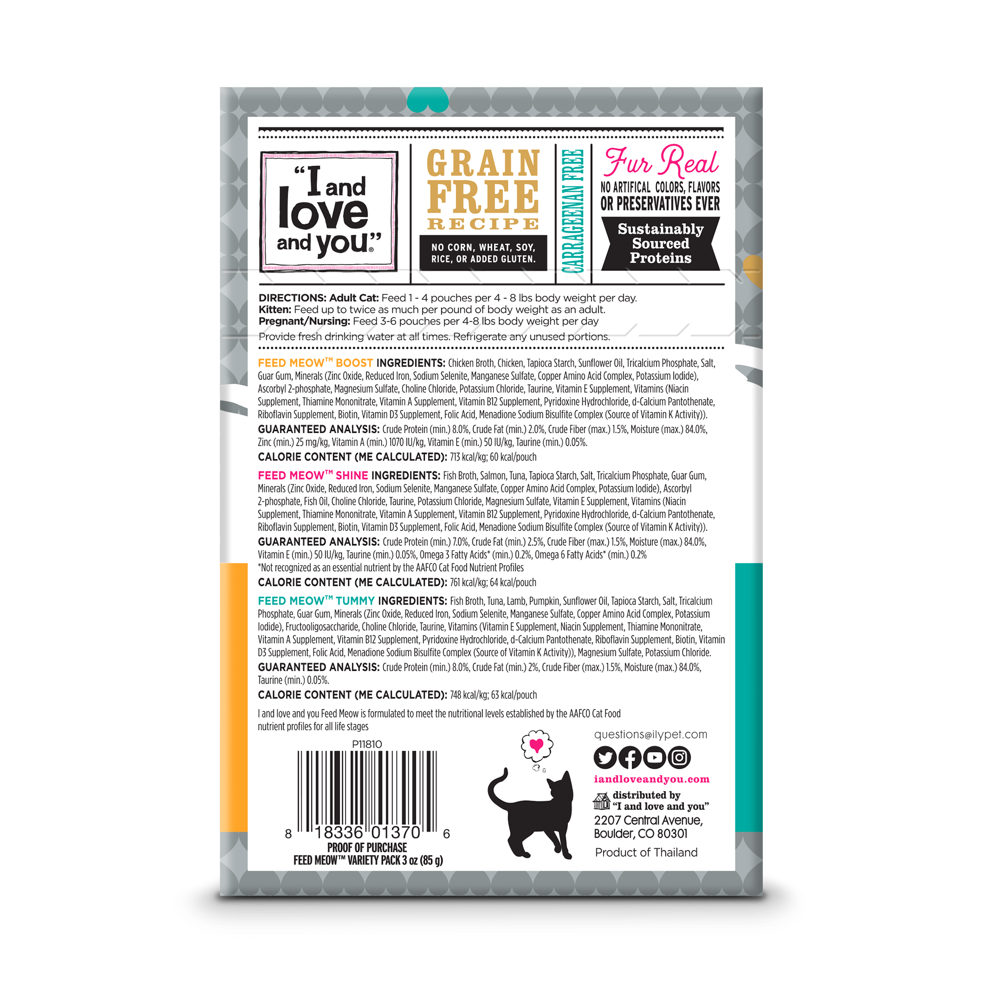 Feed Meow Variety Pack 3 OZ (12 PACK)