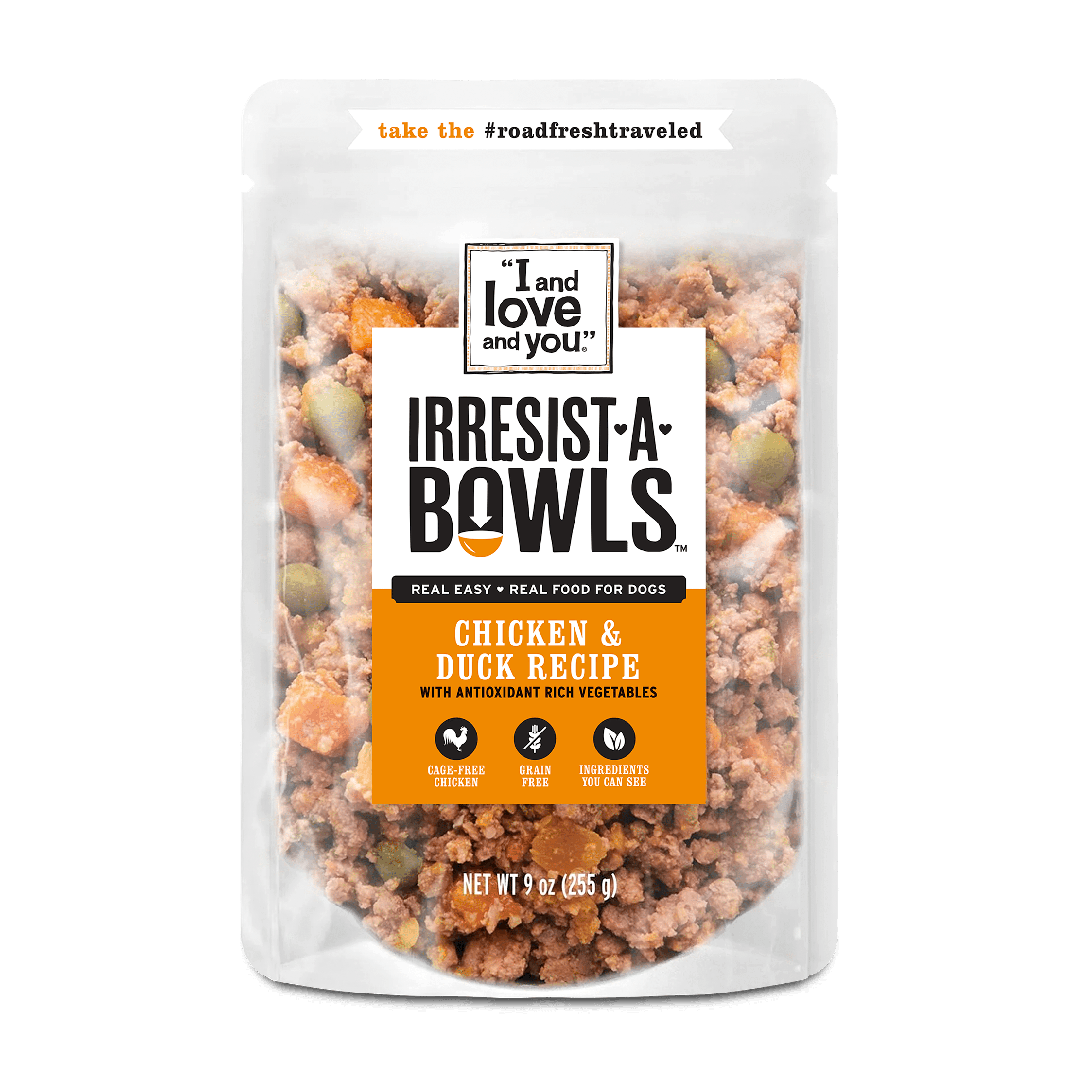 I and Love and You Irresist-A-Bowls Chicken & Duck Recipe Wet Dog Food