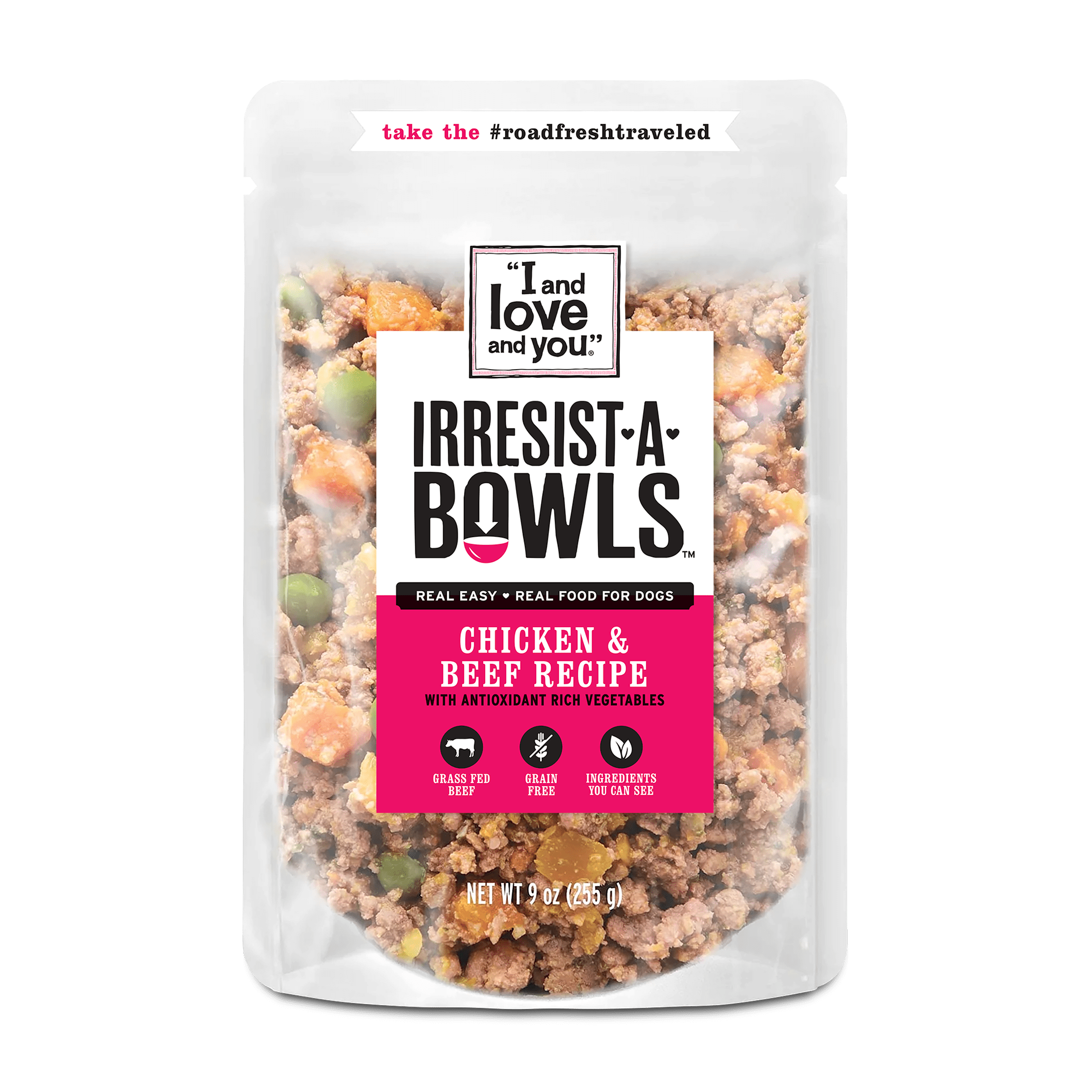 I and Love and You Irresist-A-Bowls Chicken & Beef Recipe Wet Dog Food
