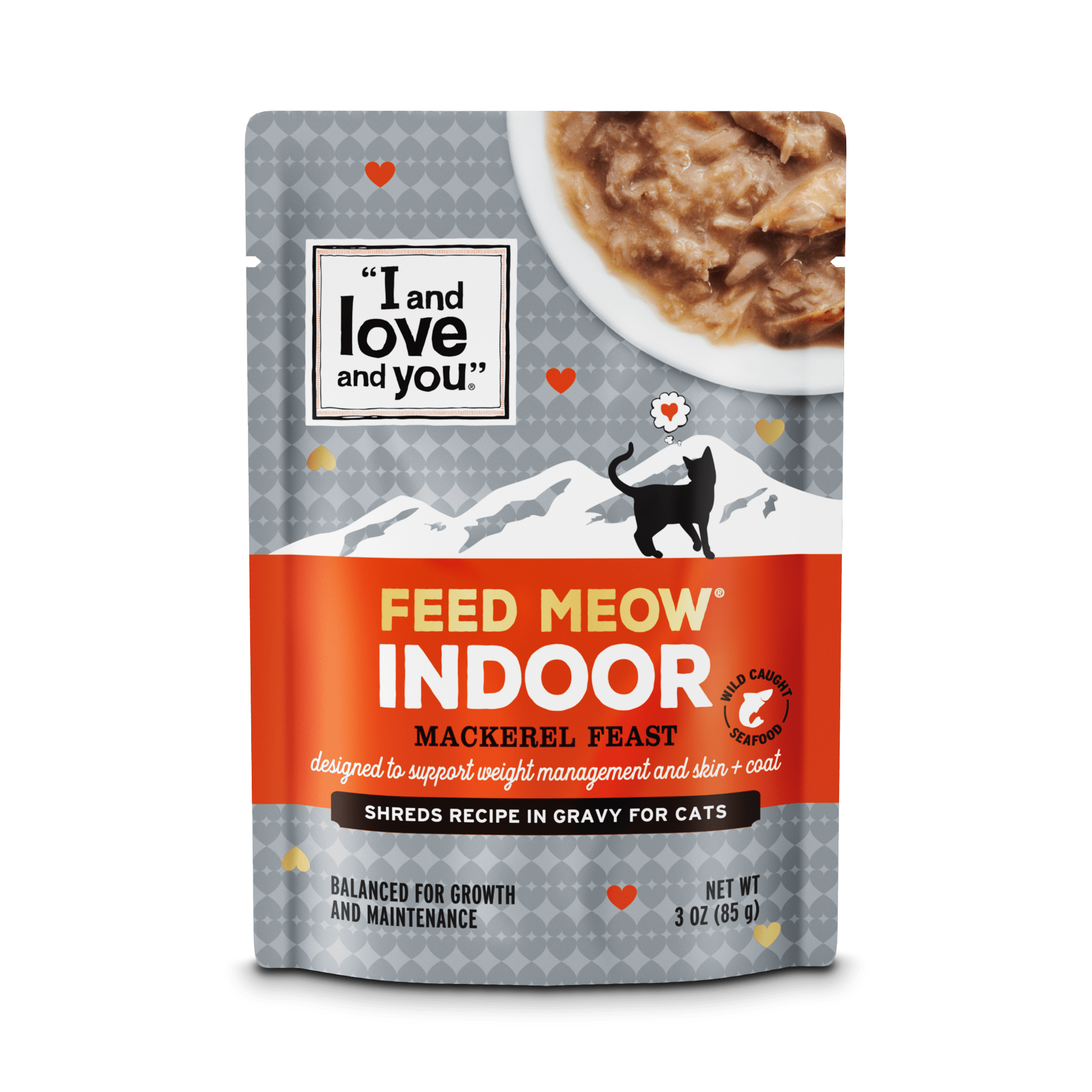I and Love and You Feed Meow Indoor Mackerel Feast Wet Cat Food