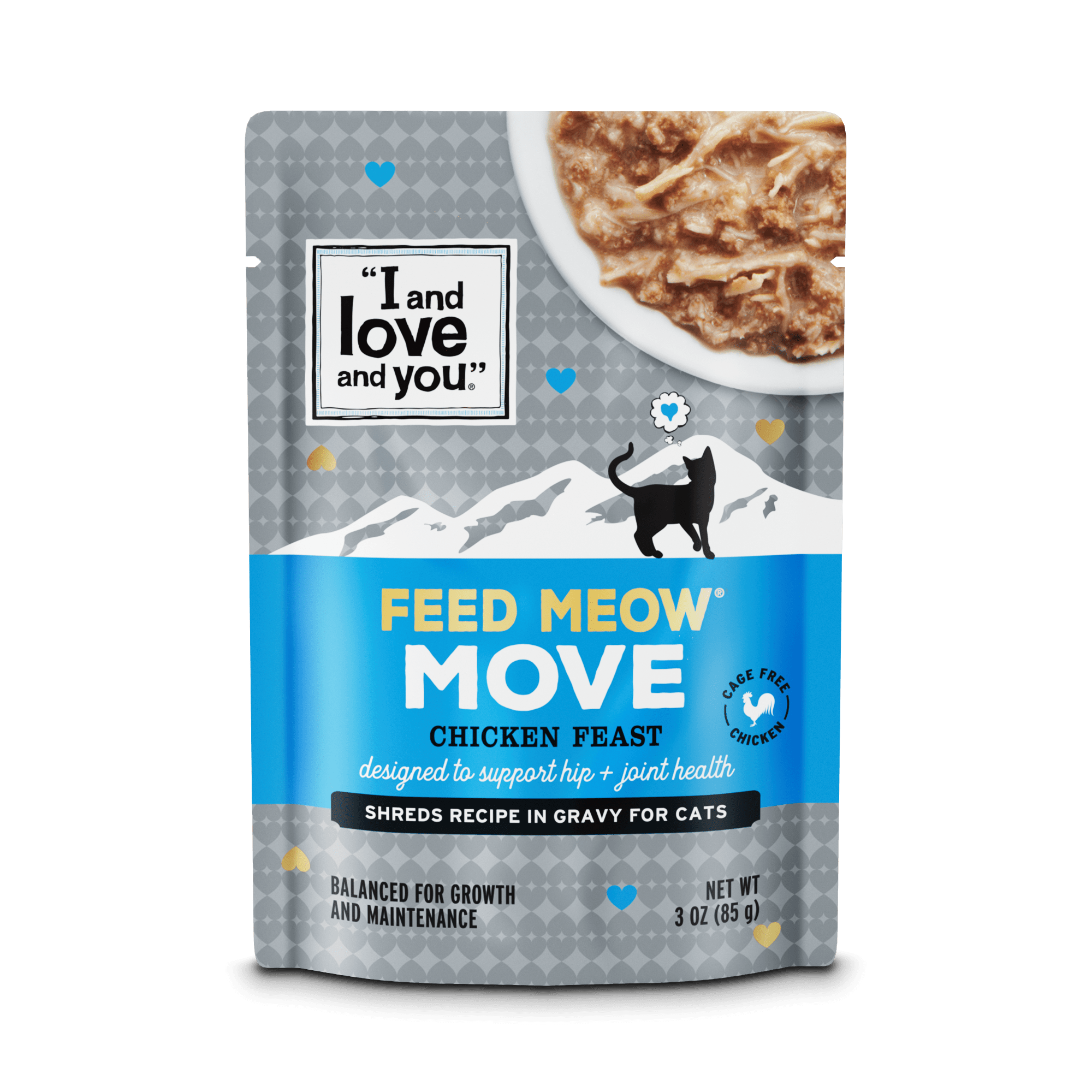 I and Love and You Feed Meow Move Chicken Feast Wet Cat Food