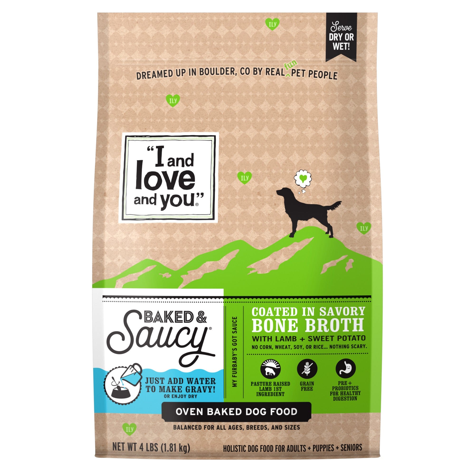 I and Love and You Baked & Saucy Lamb & Sweet Potato Dry Dog Food