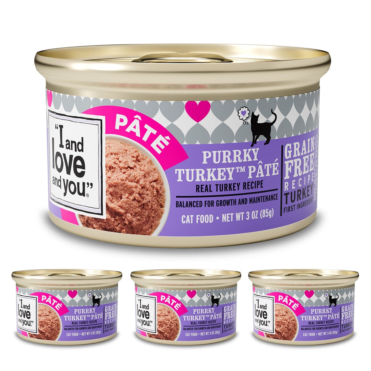 I and Love and You Grain Free Purrky Turkey Recipe Canned Cat Food