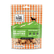 Hip Hoppin' Hearties dog treats with glucosamine, green tea extract, and turmeric for healthy joints and inflammation support.