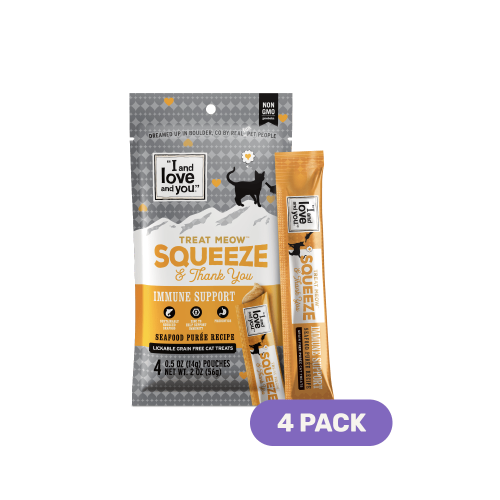 I and Love and You Treat Meow Immune Support Cat Treat Paste